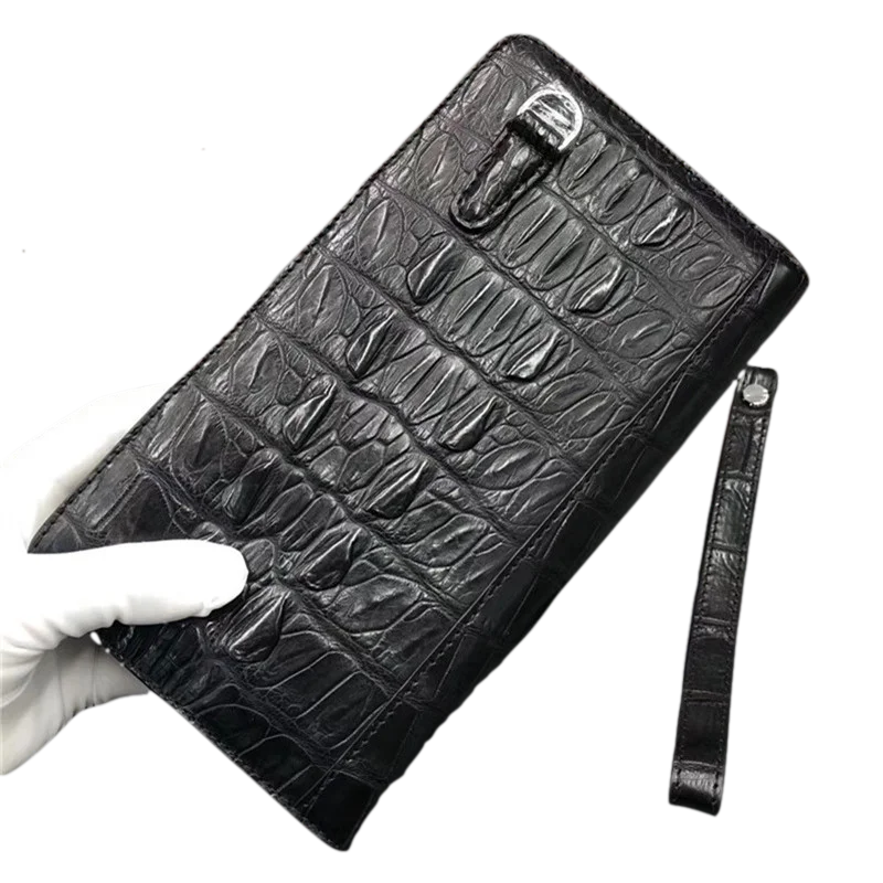 Pochette Cuir Crocodile Homme – CLEVI Paris