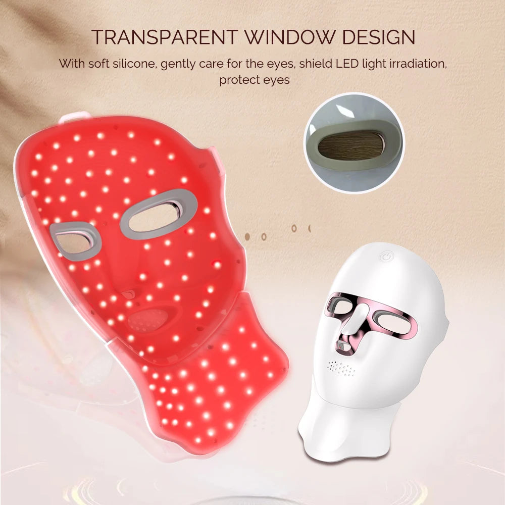 Masque LED visage et cou rechargeable – CLEVI Paris
