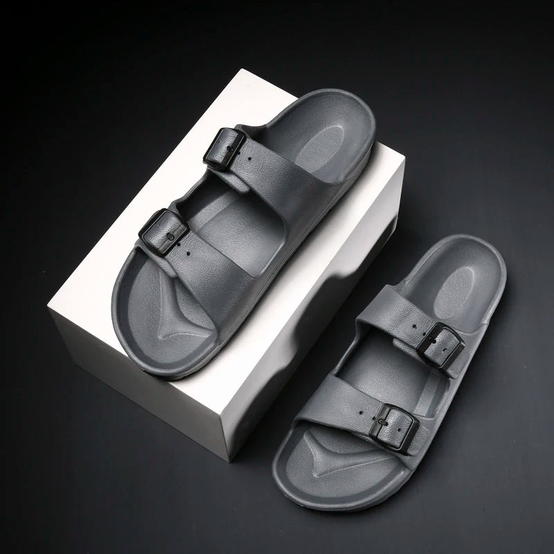 Sandales unisexes EVA à double bride réglable – CLEVI Paris