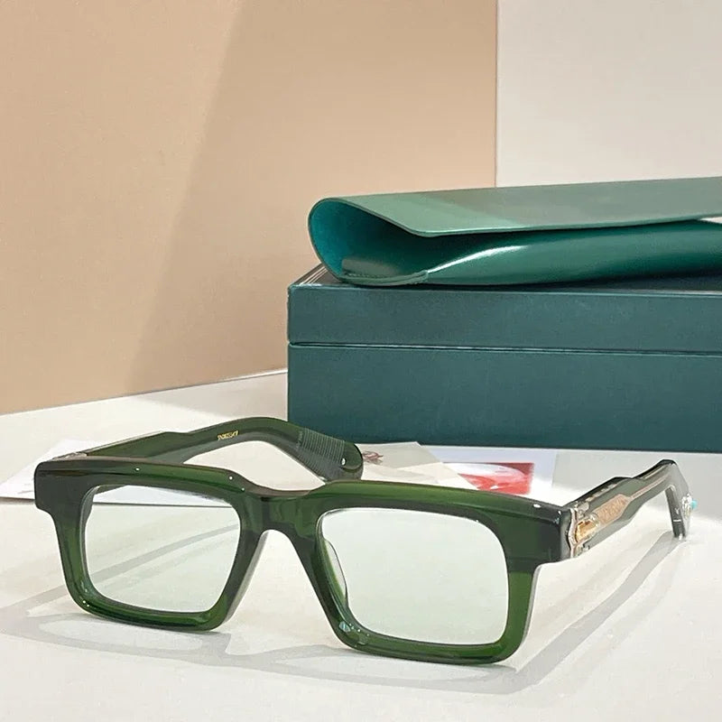 Lunettes de Soleil Homme Acétate Rectangle UV400 – CLEVI Paris