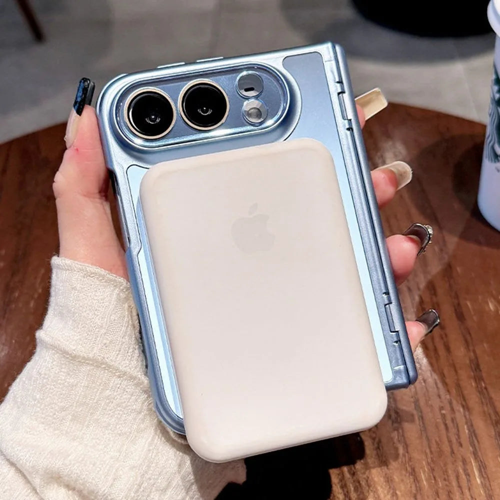Coque iPhone Duo mate MagSafe et charnière – CLEVI Paris