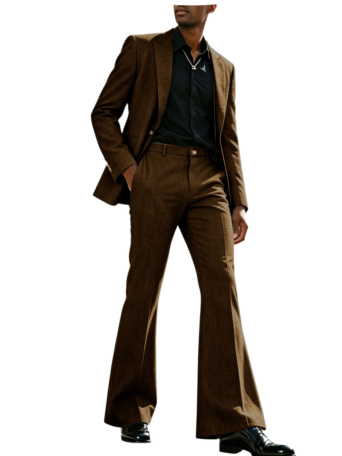 Costume Homme Lin Évasé 2 Pièces – CLEVI Paris