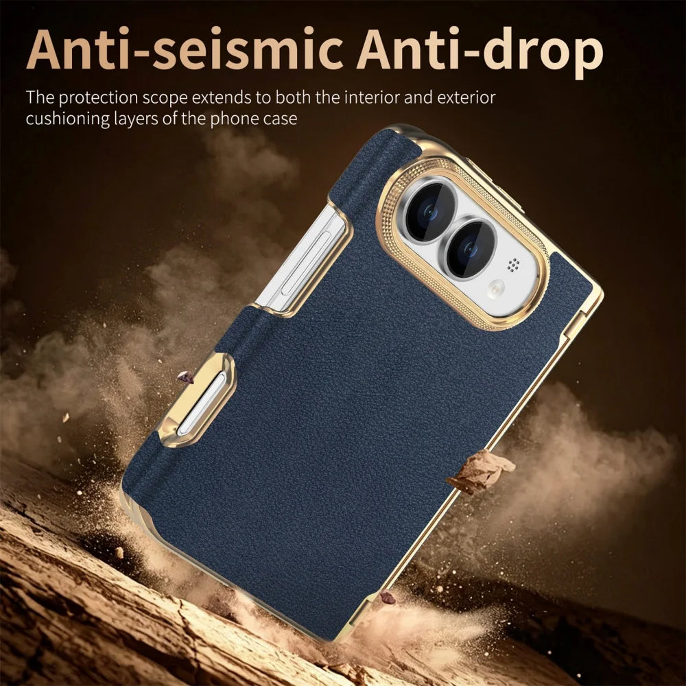 Coque iPhone Duo simili cuir et charnière – CLEVI Paris