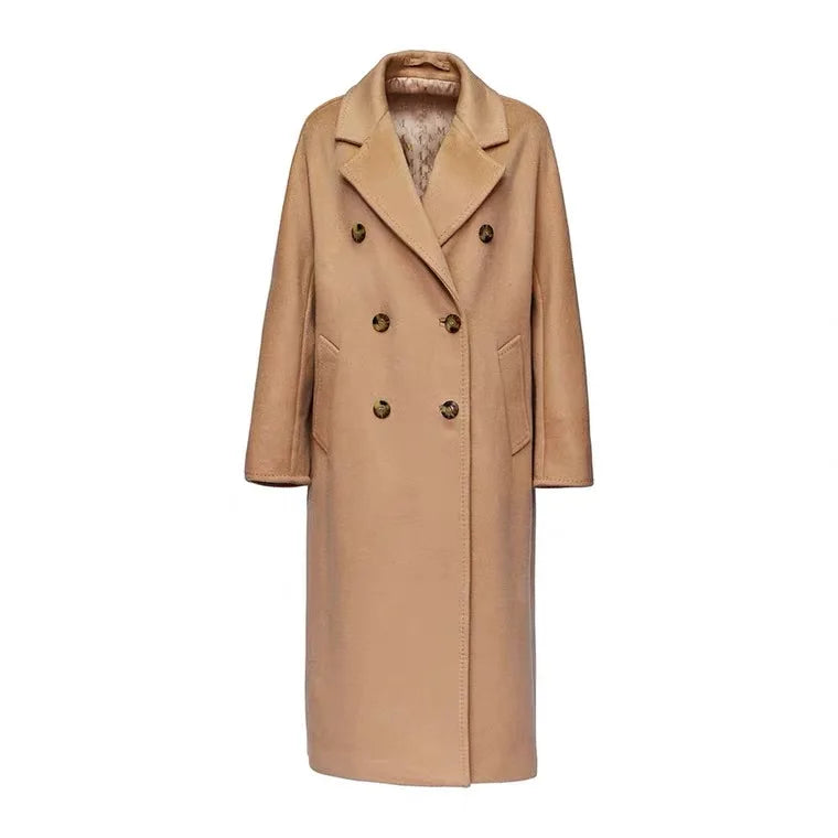 Manteau long femme laine et cachemire – CLEVI Paris