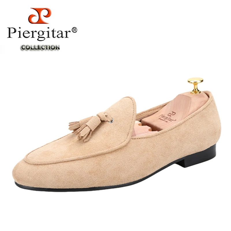 Mocassins Homme Daim à Pompons – CLEVI Paris
