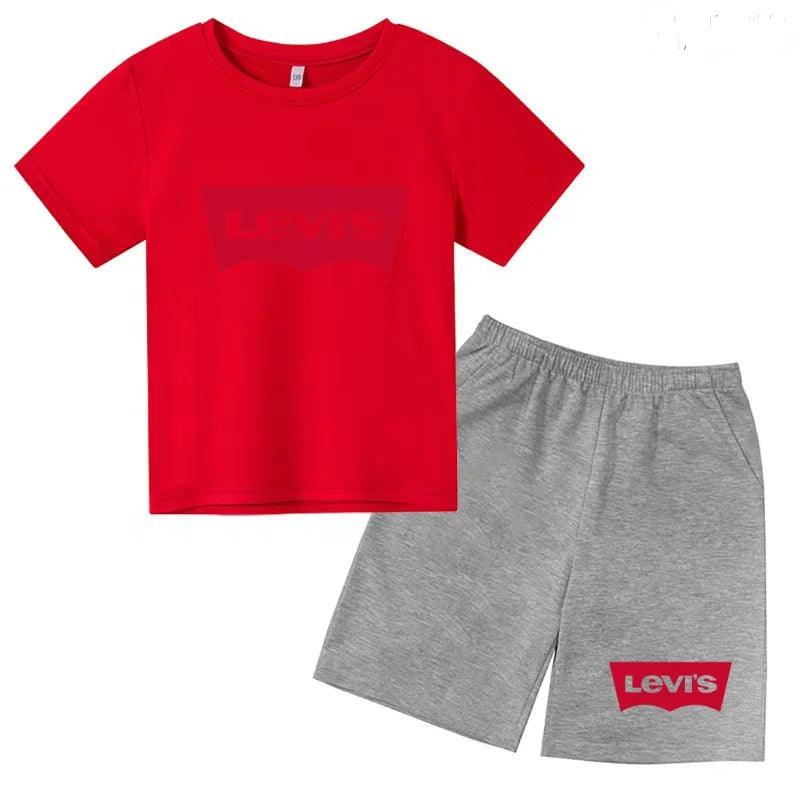 Ensemble enfant t-shirt et short imprimé – CLEVI Paris