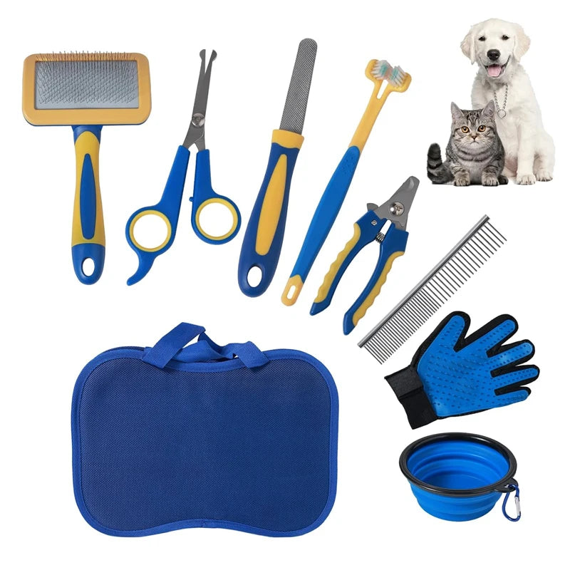Kit de toilettage chien et chat 8 pièces – CLEVI Paris