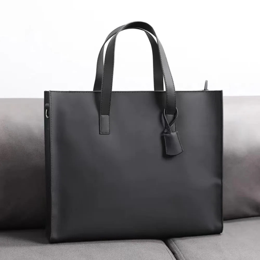 Sac Unisexe PU Imperméable Business Casual Laptop 40x9x33cm – CLEVI Paris