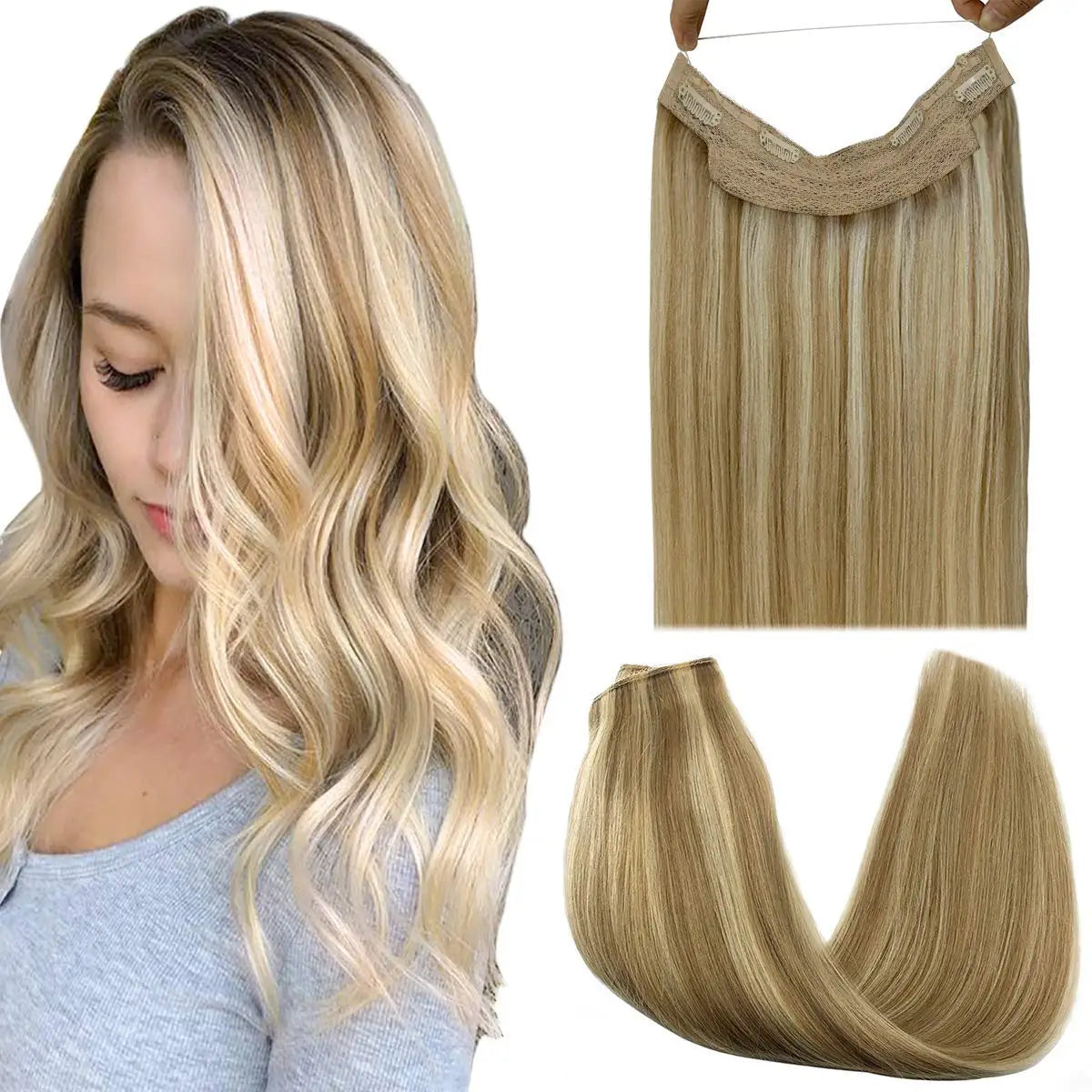 Extensions à fil invisible en cheveux Remy – CLEVI Paris