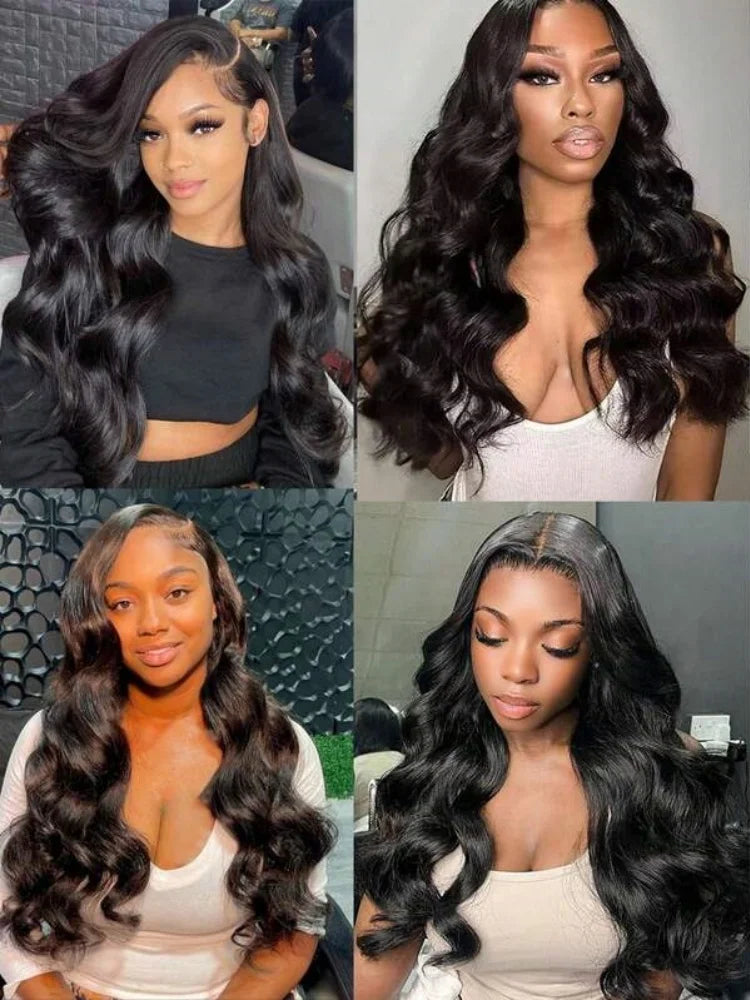 Perruque Body Wave Cheveux Humains HD Lace Glueless 250% Densité Remy Hair Brésiliens – CLEVI Paris