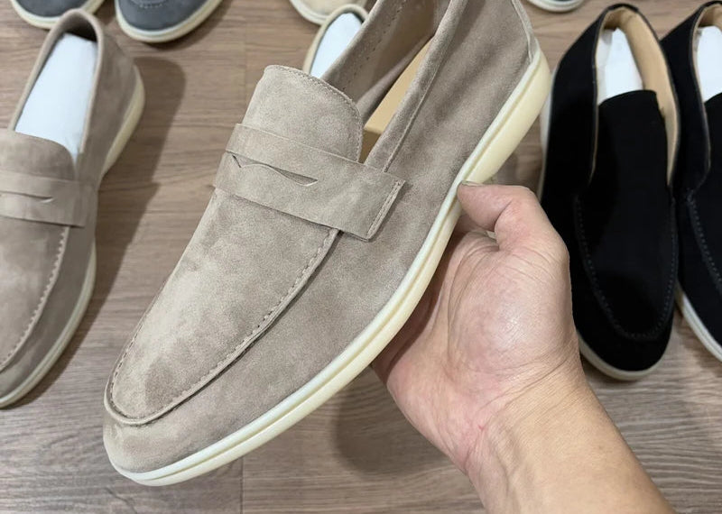 Mocassins Daim Suède Homme Multicolore – CLEVI Paris