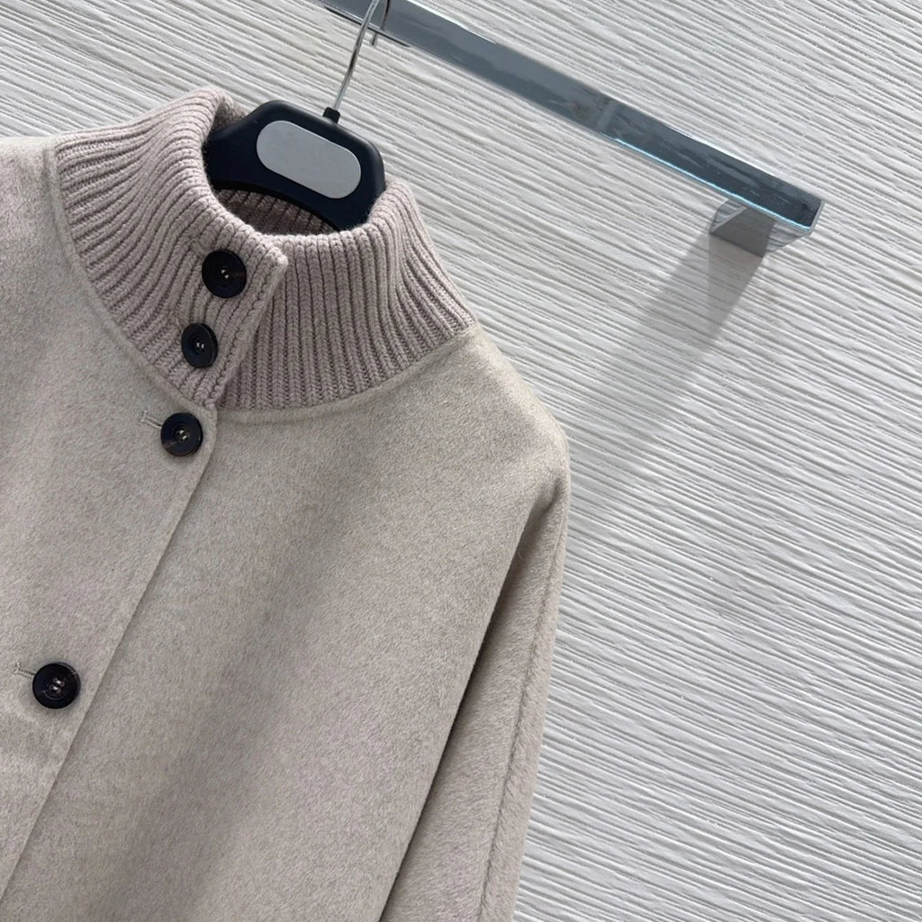 Manteau femme ample laine et cachemire – CLEVI Paris
