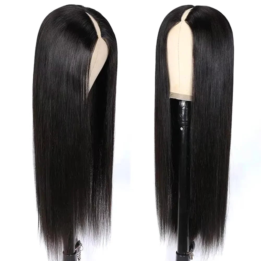 Perruque V Part Straight Sans Colle Remy Hair – CLEVI Paris