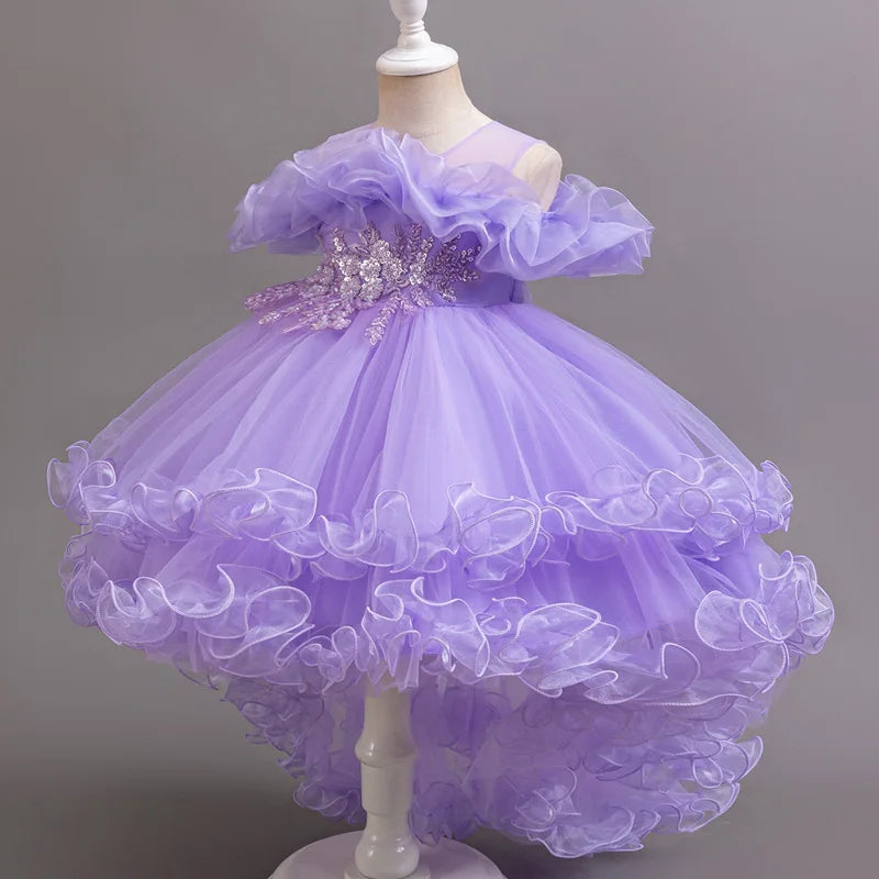 Robe princesse fille à paillettes – CLEVI Paris
