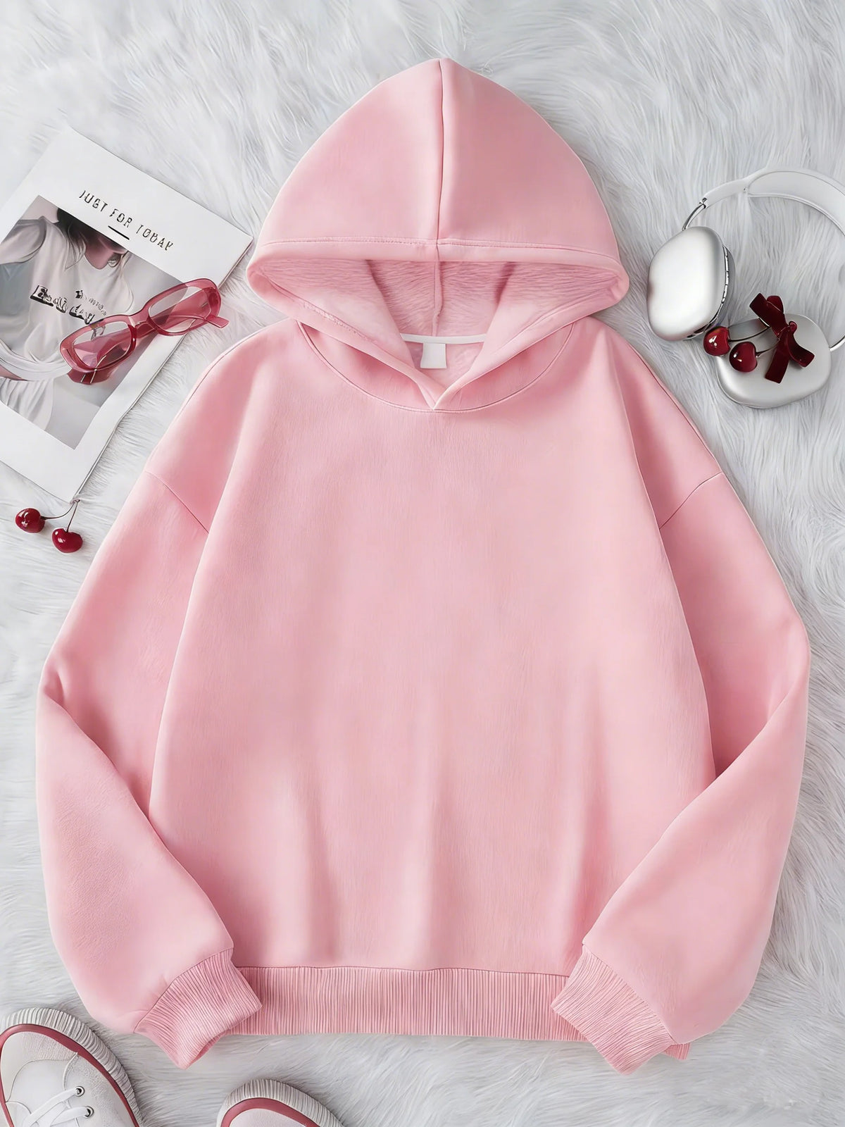 Sweat à capuche enfant uni unisexe – CLEVI Paris