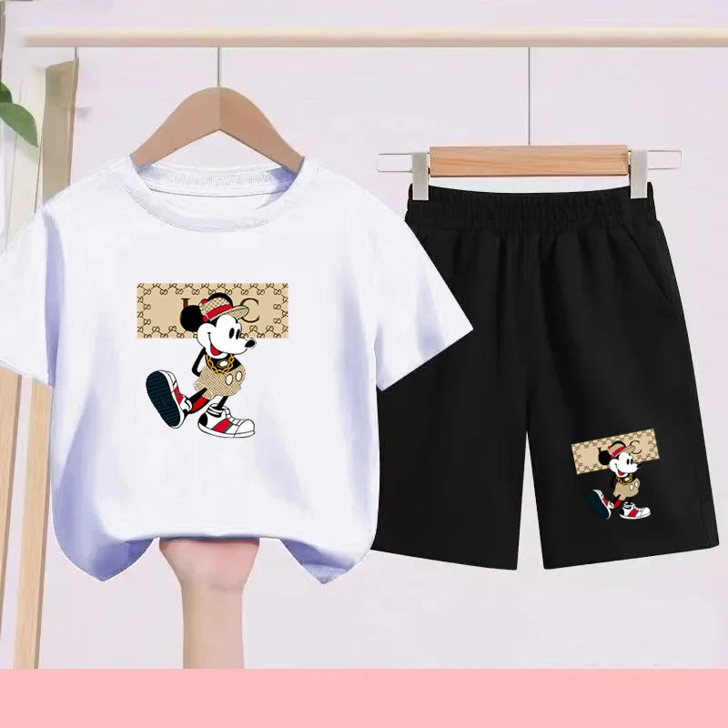 Ensemble enfant décontracté haut et short – CLEVI Paris
