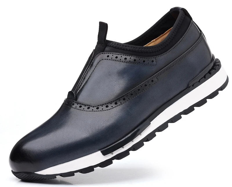 Sneakers Oxford Cuir Suède Homme – CLEVI Paris