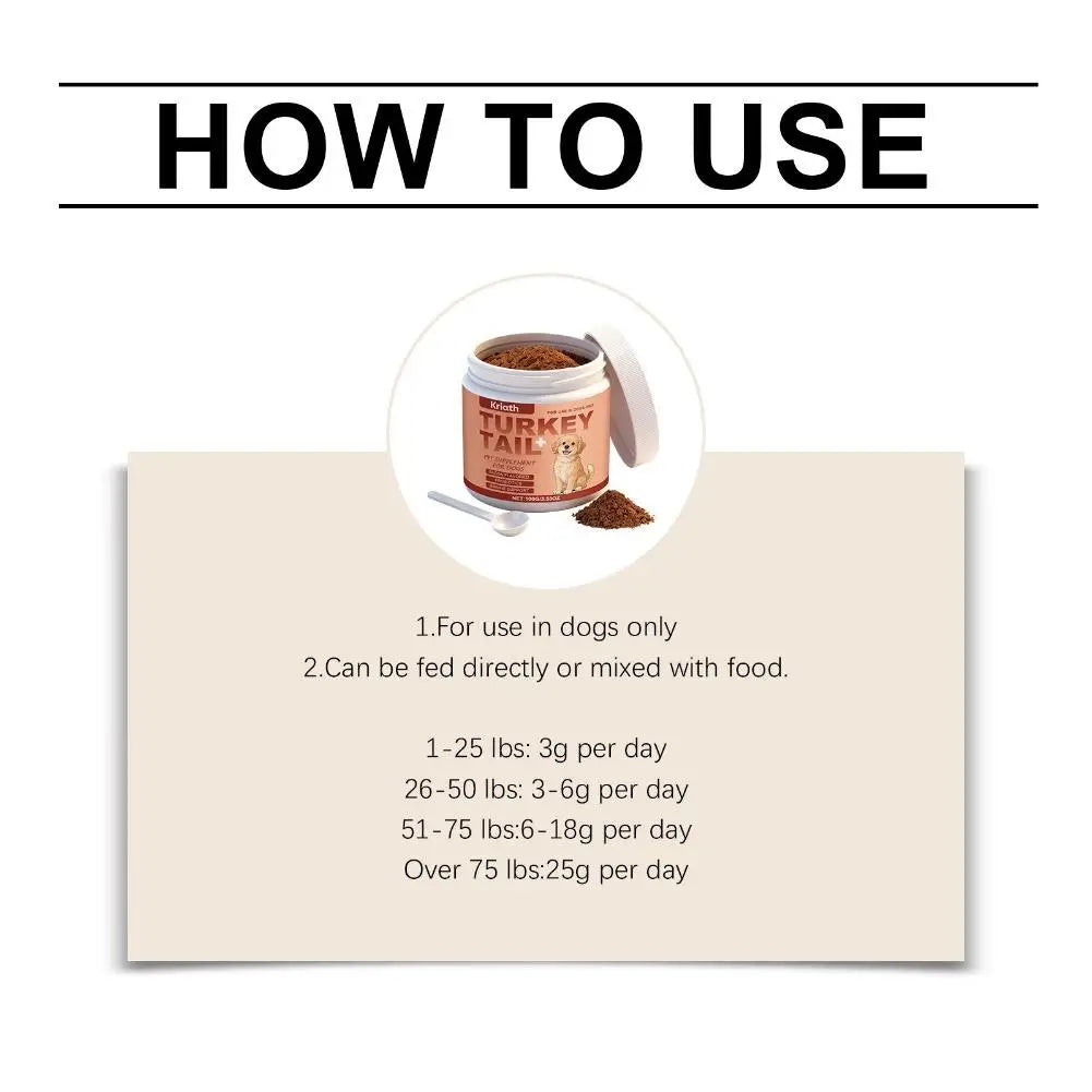 Complément en poudre pour chien 100 g – CLEVI Paris