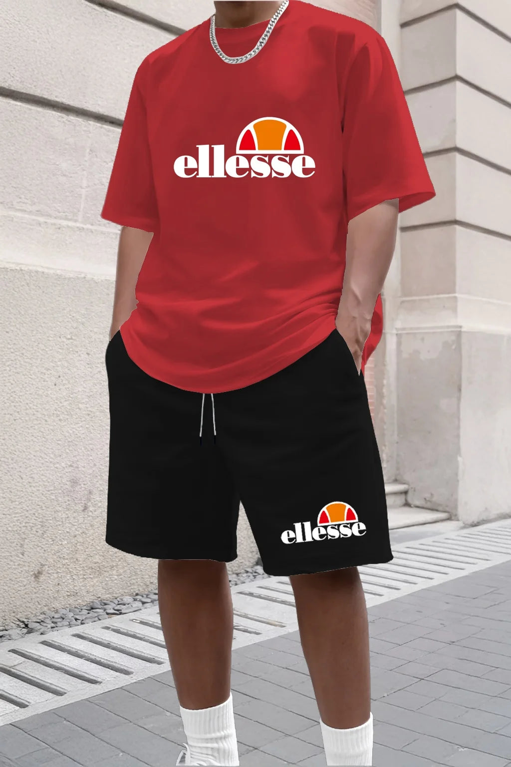 Ensemble 2 Pièces Homme T-shirt Col Rond + Short Été 2026 Casual Outdoor – 11 Coloris, S à XXL – CLEVI Paris