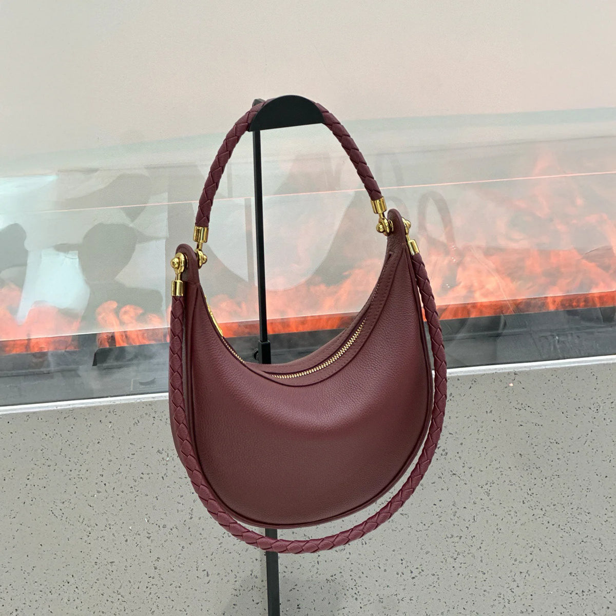 Sac bandoulière femme en cuir Mendy – CLEVI Paris