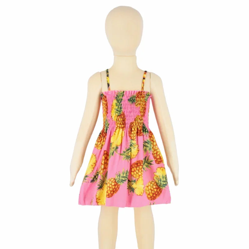Robe fille d’été à motif floral – CLEVI Paris