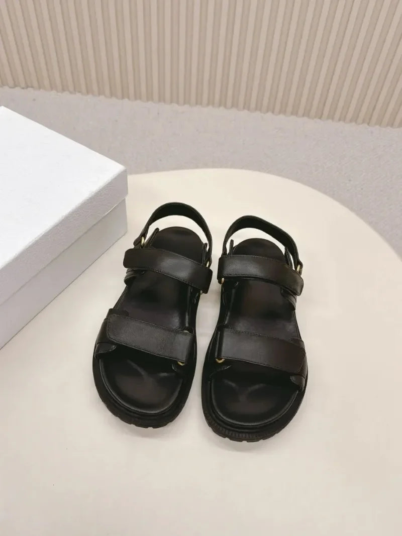 Sandales femme romaines à brides réglables – CLEVI Paris