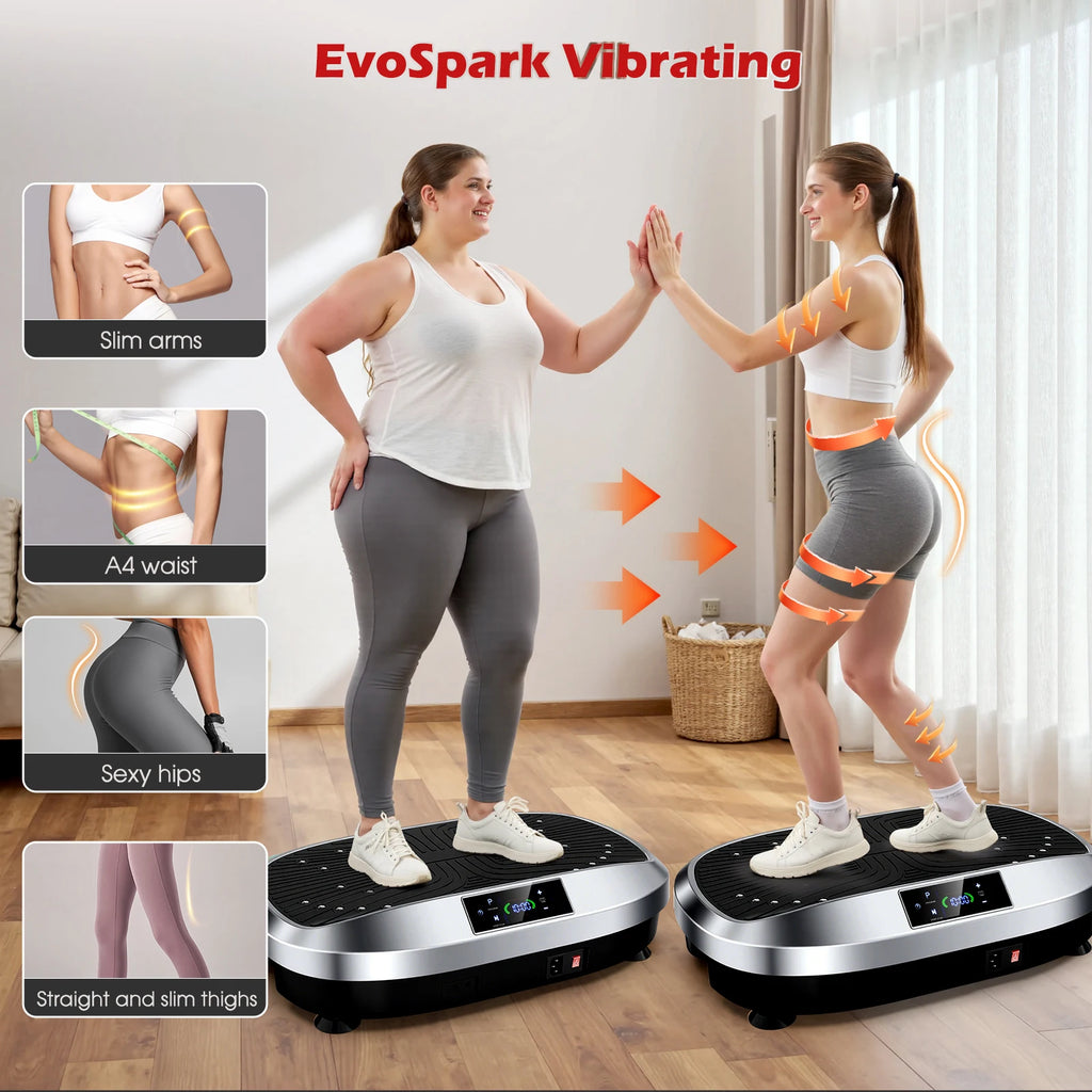 Plateforme vibrante 120 niveaux avec bandes – CLEVI Paris