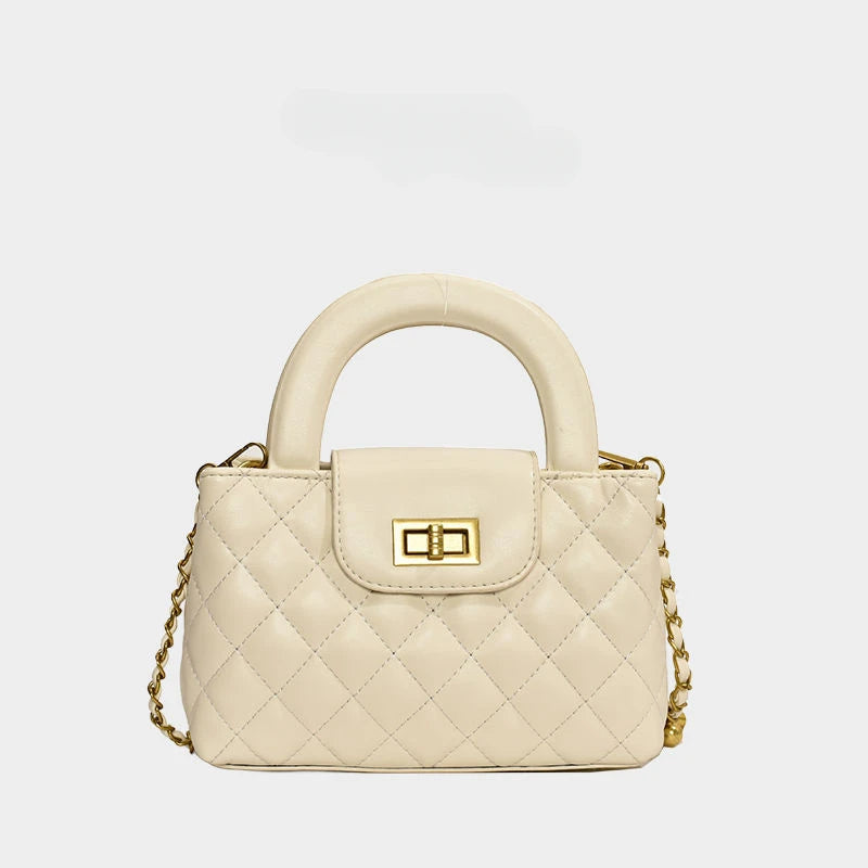 Sac Bandoulière Femme Matelassé Style Français Fermeture Magnétique TPU Souple 3 Coloris – CLEVI Paris