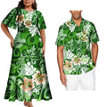 Ensemble Polynésien Tribal Robe & Chemise Hawaïenne Couple – CLEVI Paris
