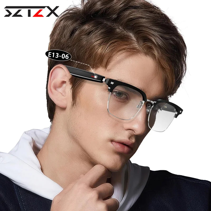 Lunettes Prescription Anti-Lumière Bleue SZTZX E13 Verres CR-39 Monture Carrée – CLEVI Paris
