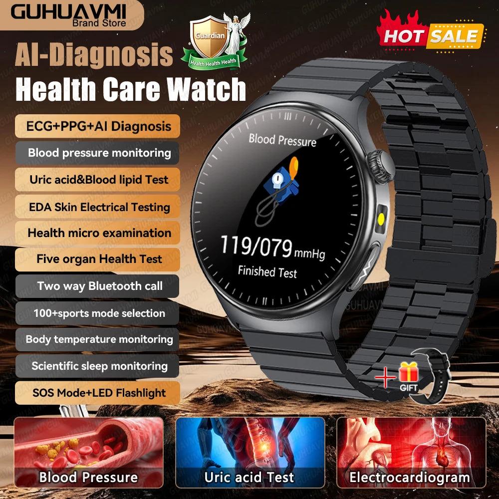 Montre GUHUAVMI ET475 AMOLED Bluetooth – CLEVI Paris