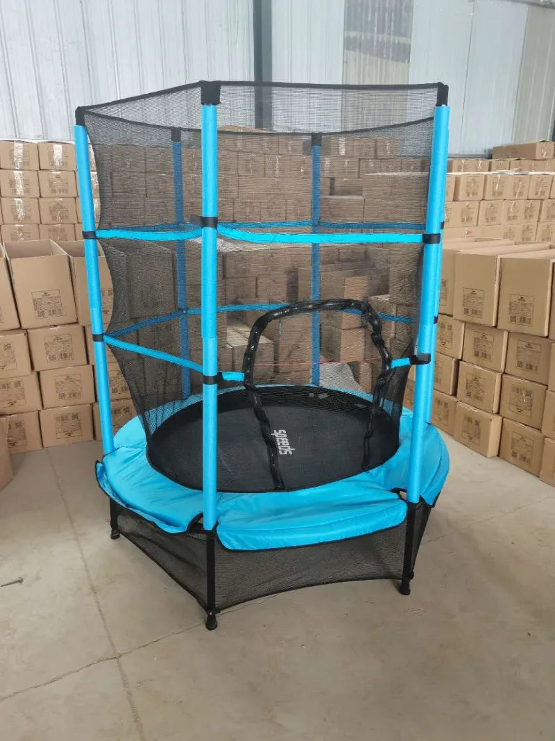 Trampoline d’intérieur enfant avec filet – CLEVI Paris