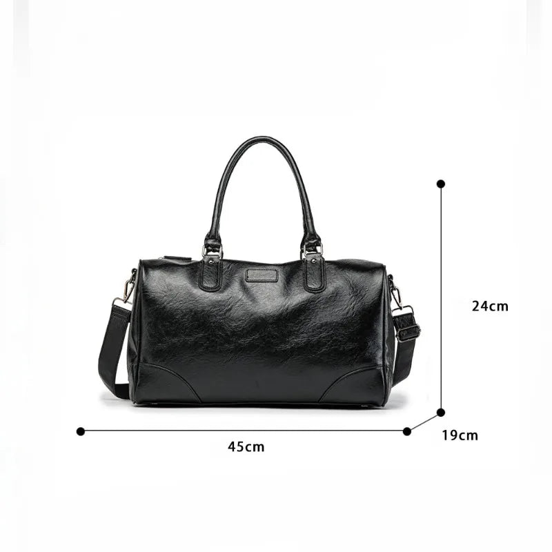 Cabas PU Homme Grande Capacité 45x24cm Voyage Business – CLEVI Paris