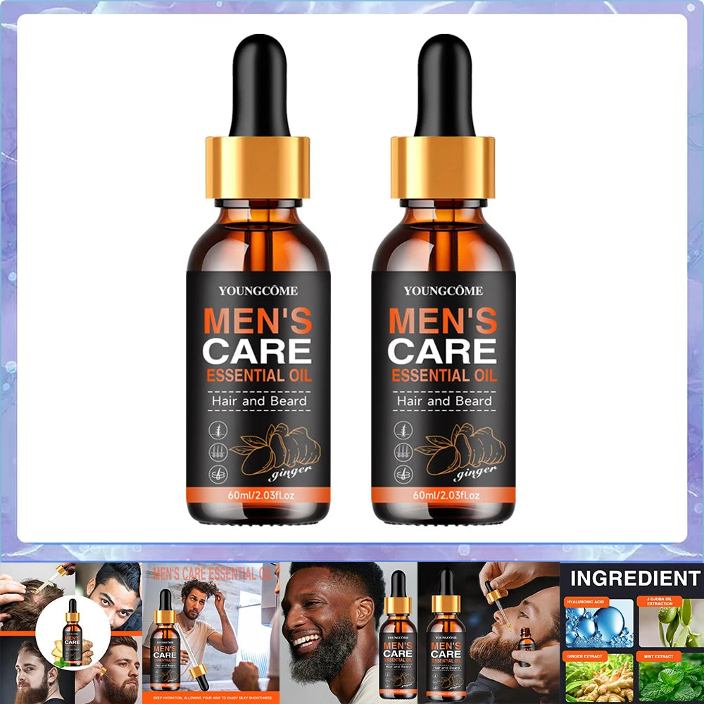 Huile à barbe YOUNGCOME vitamine E – CLEVI Paris