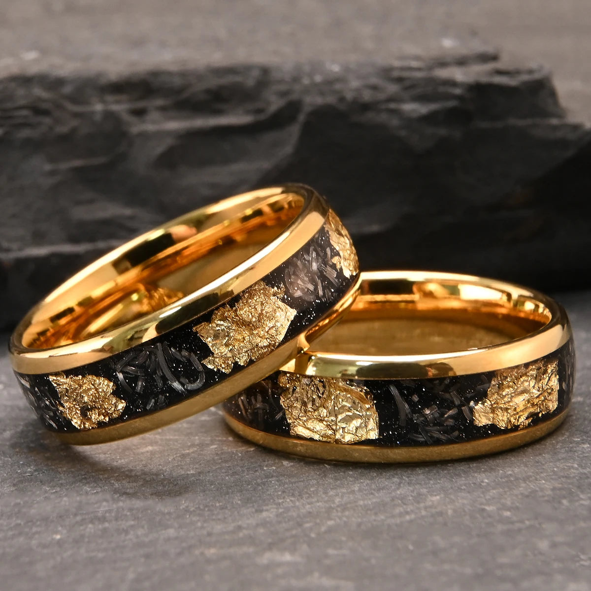 Bague Unisexe en Tungstène Noir 8 mm – CLEVI Paris
