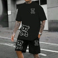 Ensemble homme t-shirt imprimé et short ample – CLEVI Paris