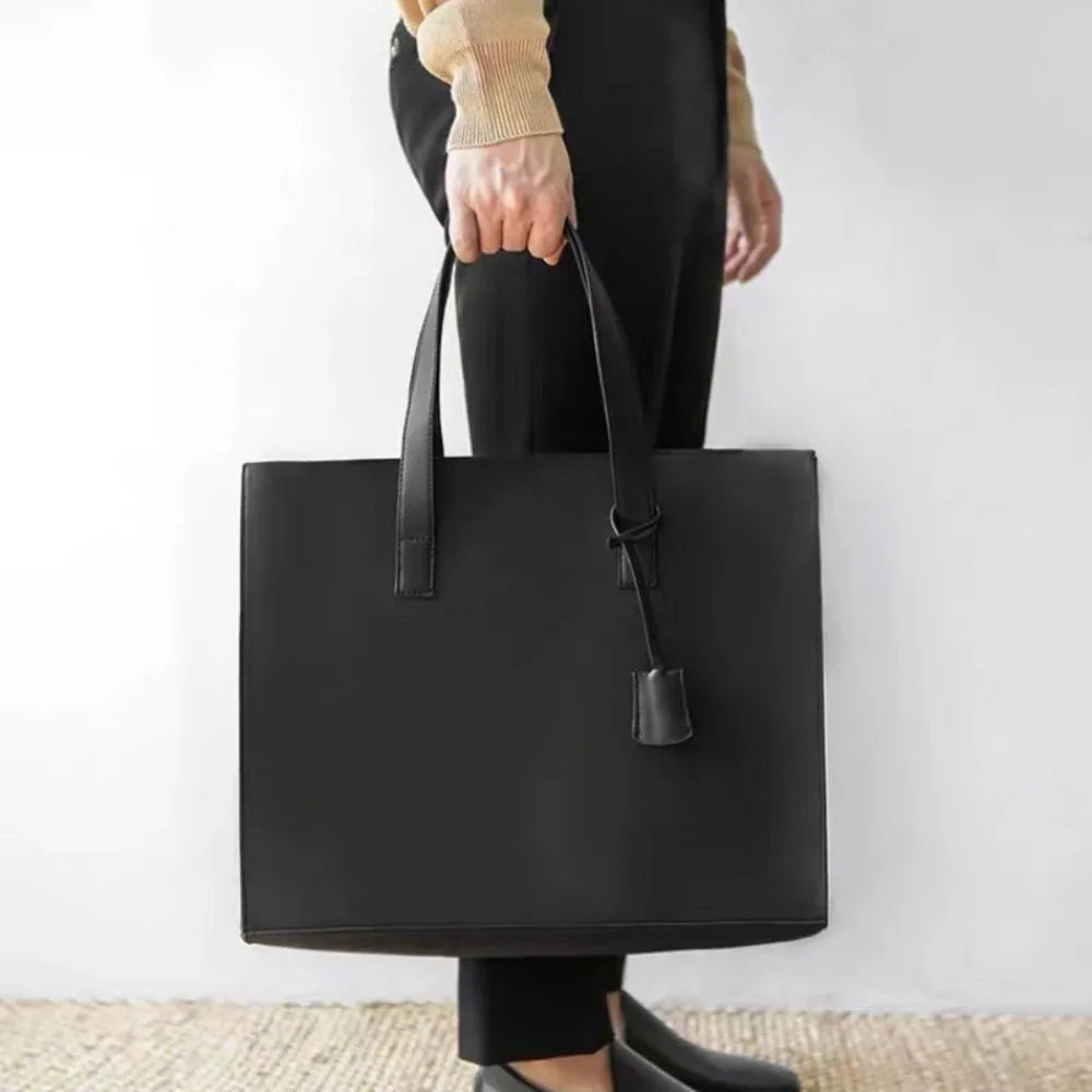 Sac Unisexe PU Imperméable Business Casual Laptop 40x9x33cm – CLEVI Paris
