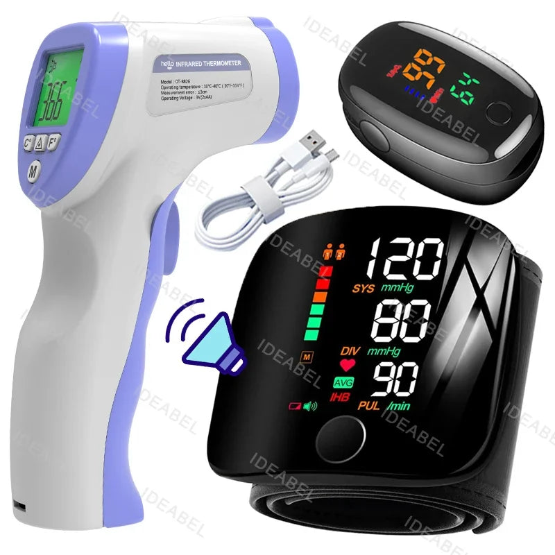 Tensiomètre Poignet LCD Vocal Rechargeable – CLEVI Paris