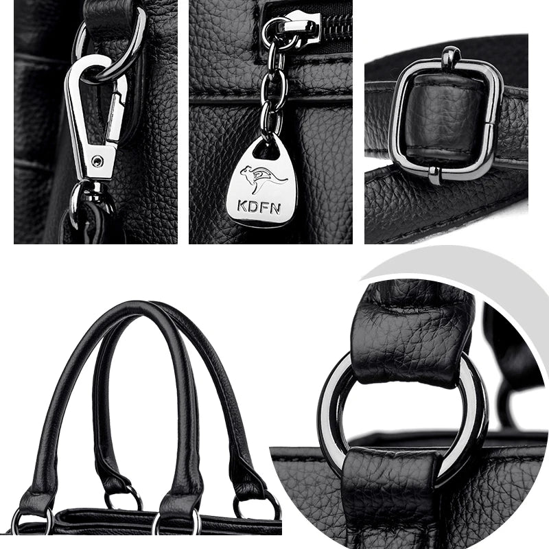 Sac fourre-tout femme à poches zippées – CLEVI Paris