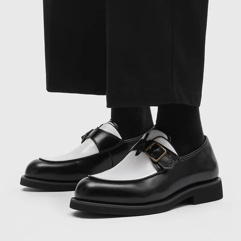 Mocassins Homme à Boucle Semelle Épaisse – CLEVI Paris