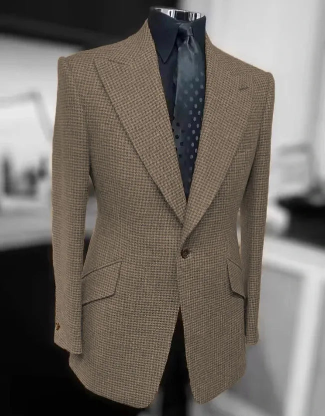 Blazer homme pied-de-poule – CLEVI Paris