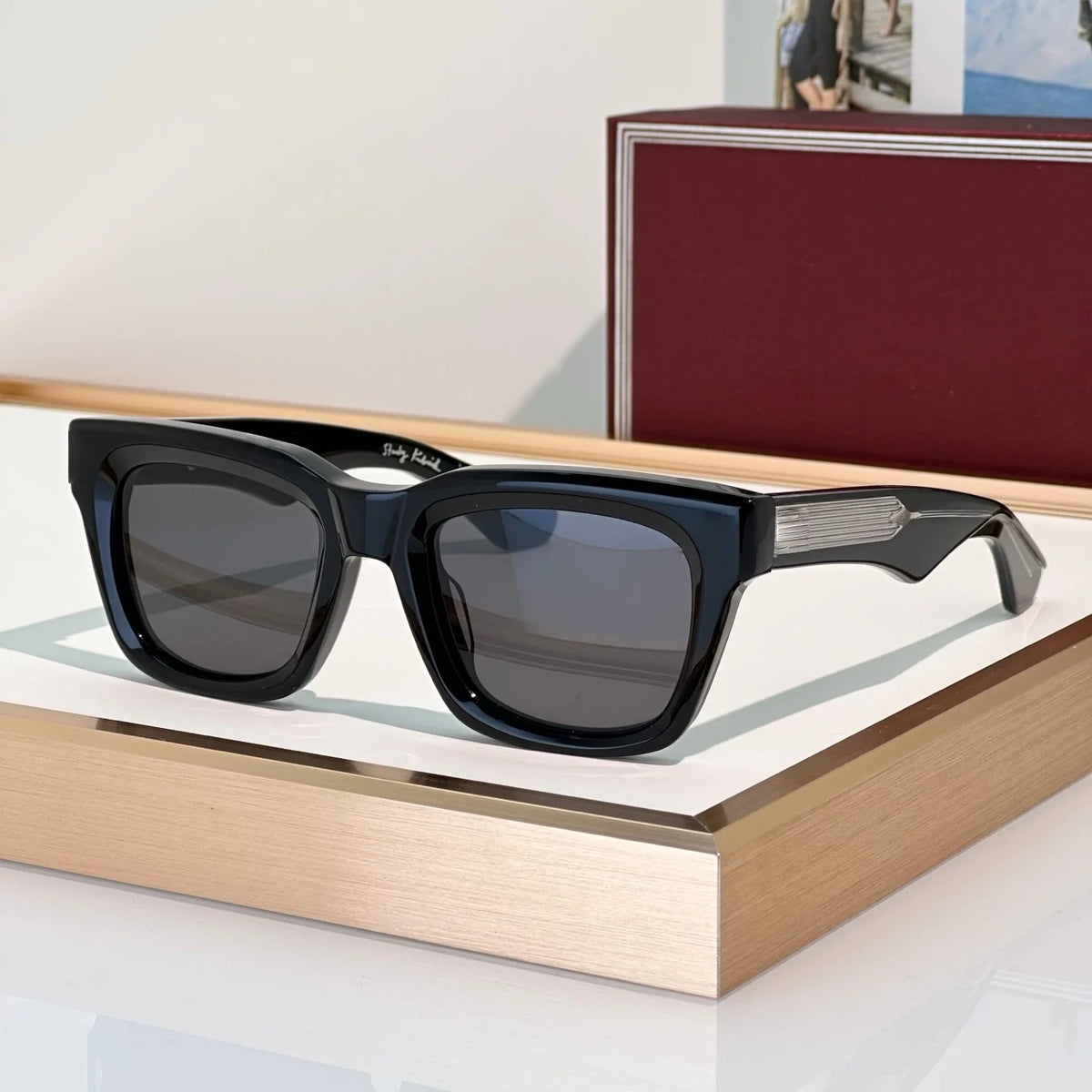 Lunettes de Soleil Carrées Acétate Unisexe UV400 Torrance – CLEVI Paris
