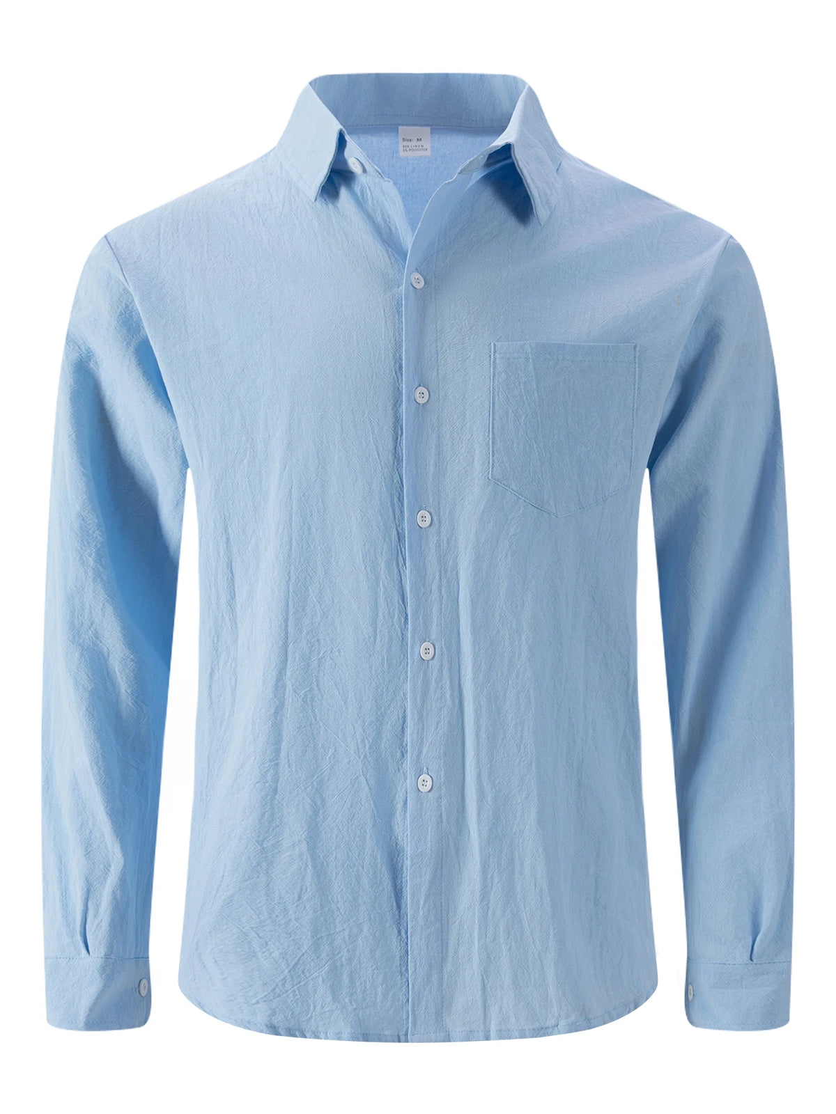 Ensemble Homme Chemise Lin Manches Longues Col Cranté + Pantalon 7/8 Cordon Casual Voyage Plage 4 Saisons 13 Coloris – CLEVI Paris