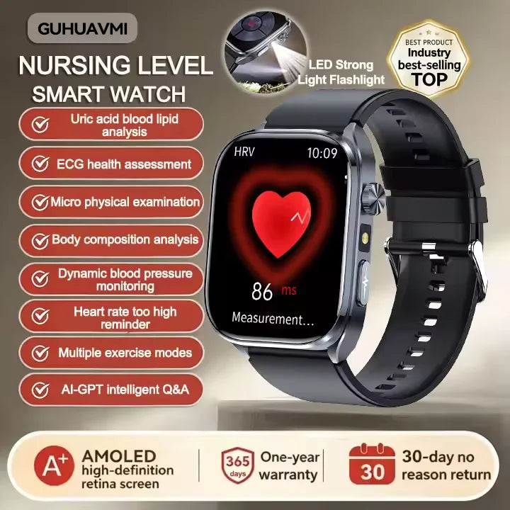 Montre KAVSUMI ET572 AMOLED 2″ Bluetooth – CLEVI Paris