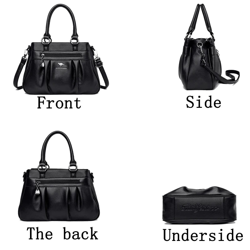 Sac fourre-tout femme à poches zippées – CLEVI Paris