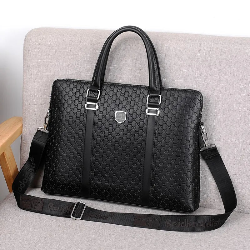 Serviette Business Homme Cuir PU – CLEVI Paris