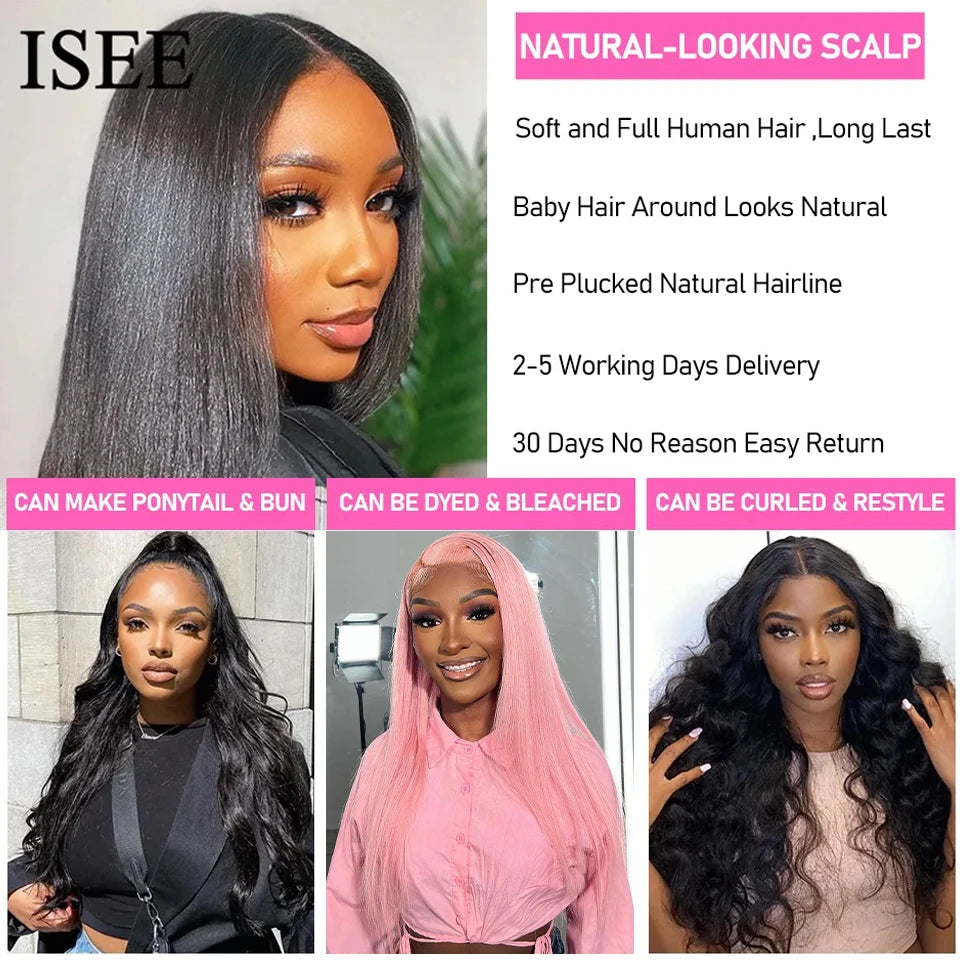 Perruque 13x6 HD Lace Frontal Straight – CLEVI Paris