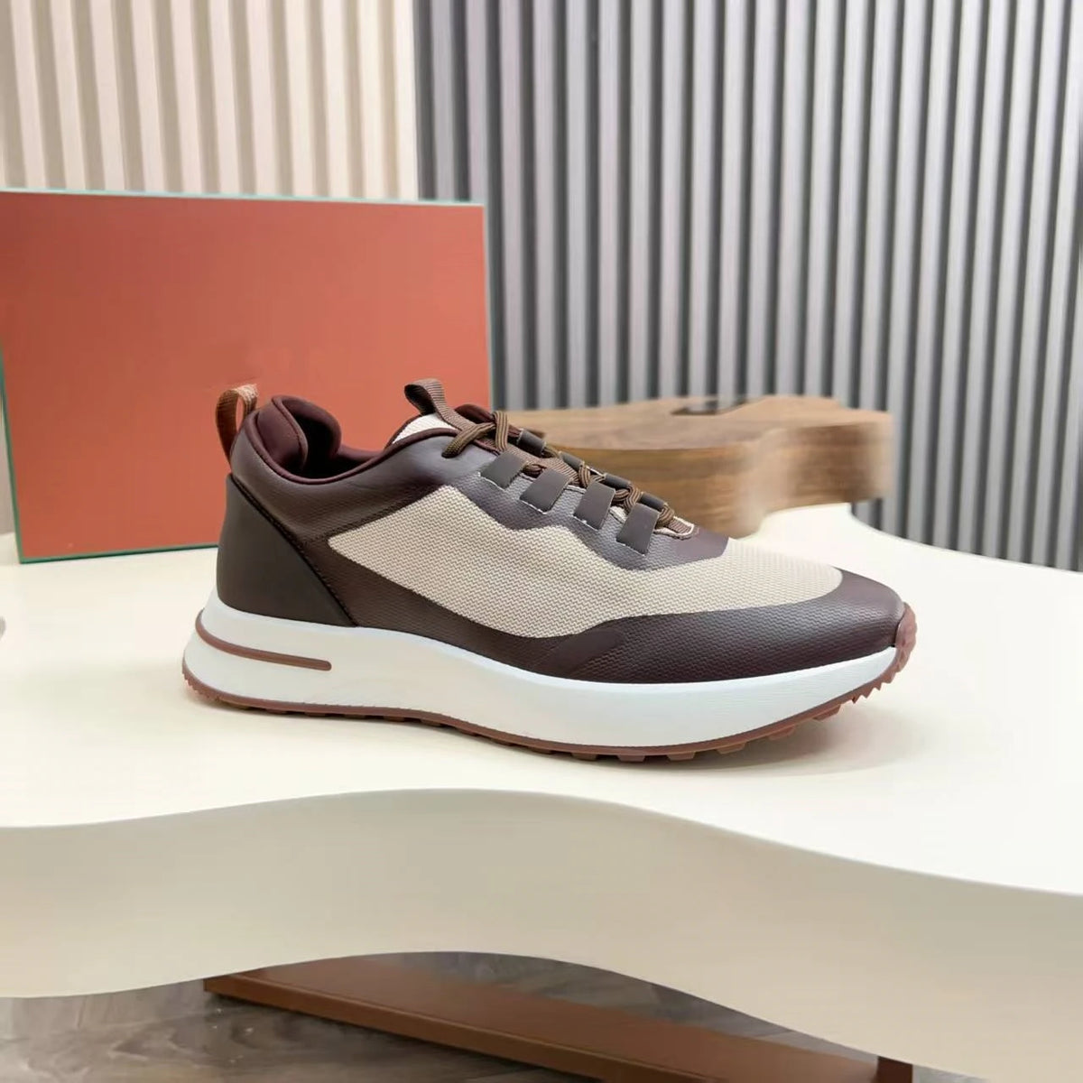 Sneakers Sport Cuir Homme Légères Multicolores – CLEVI Paris