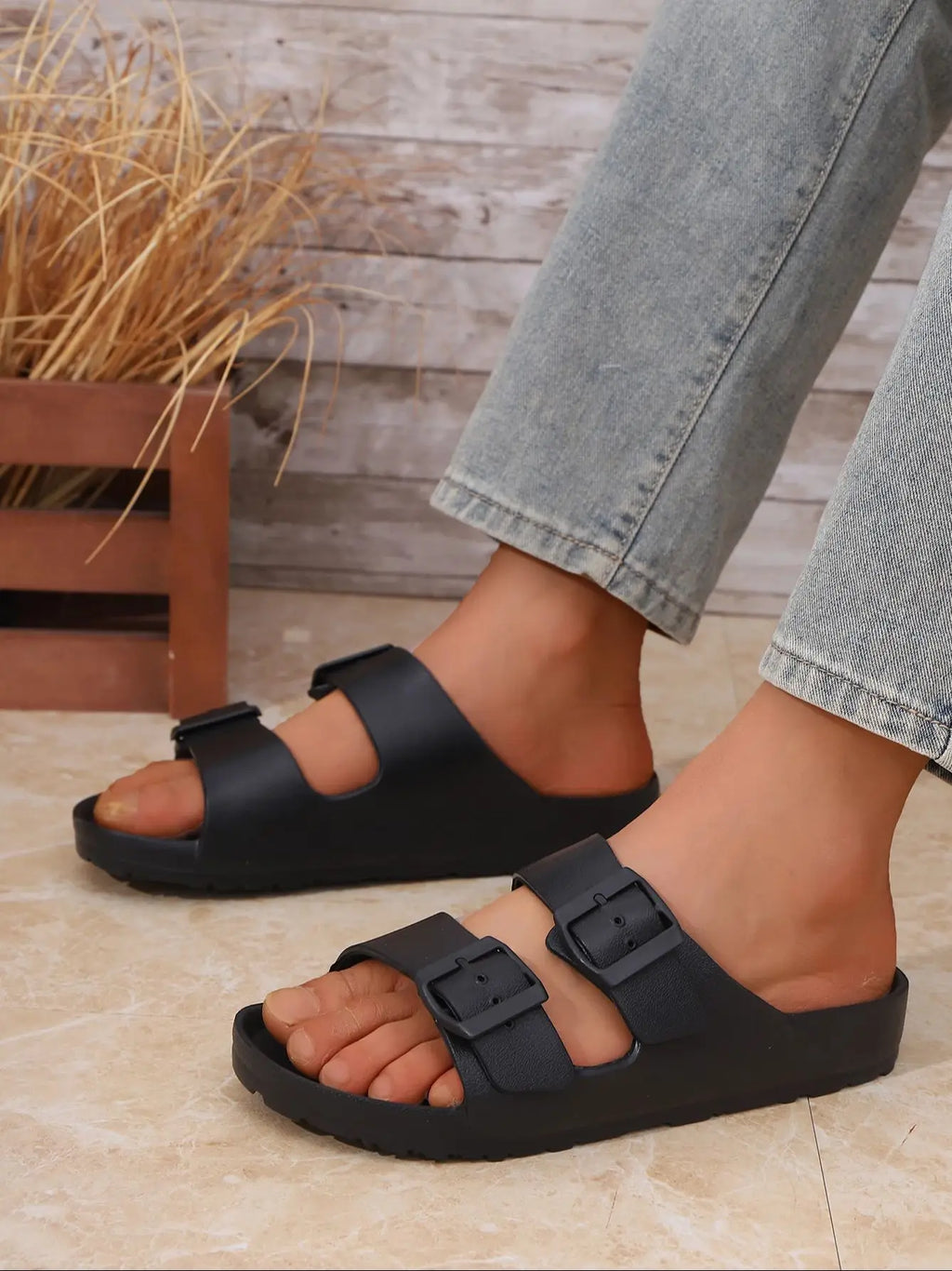 Mules unisexes en EVA à double bride – CLEVI Paris