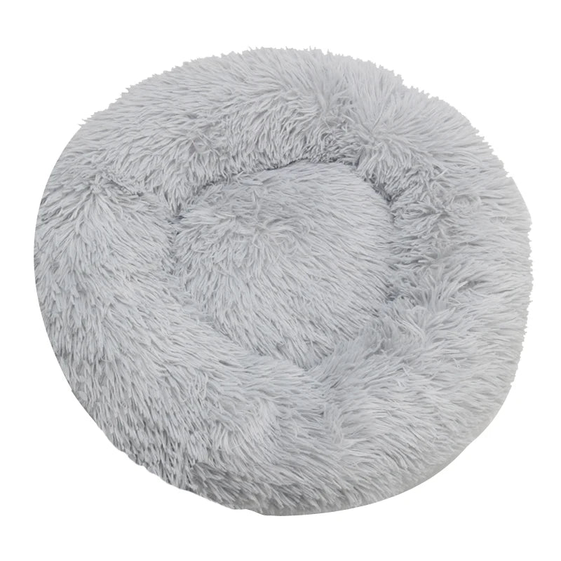 Lit rond en peluche chien et chat 40 à 90 cm – CLEVI Paris